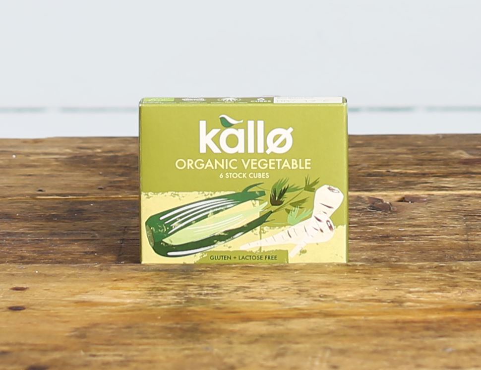 Vegetable Stock Cubes, Organic, Kallo (66g)