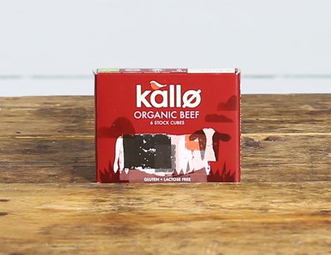 Beef Stock Cubes, Organic, Kallo (66g)