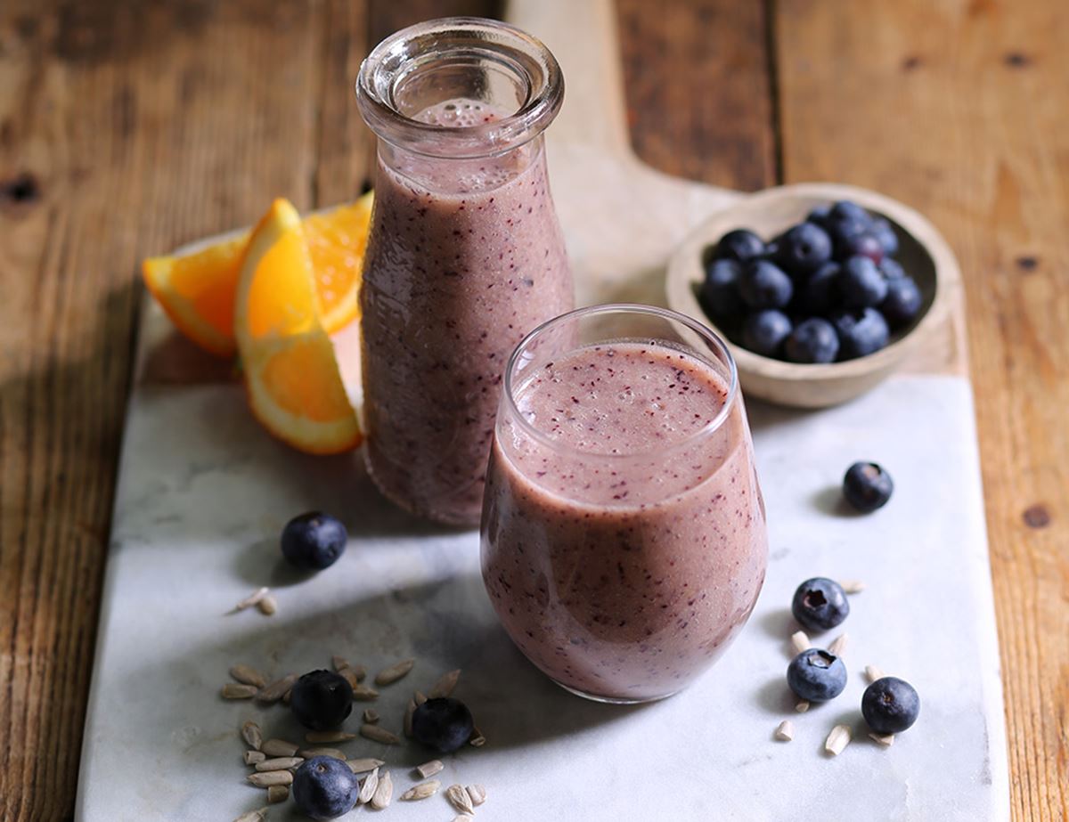 Blueberry, Sunflower Seed & Banana Smoothie