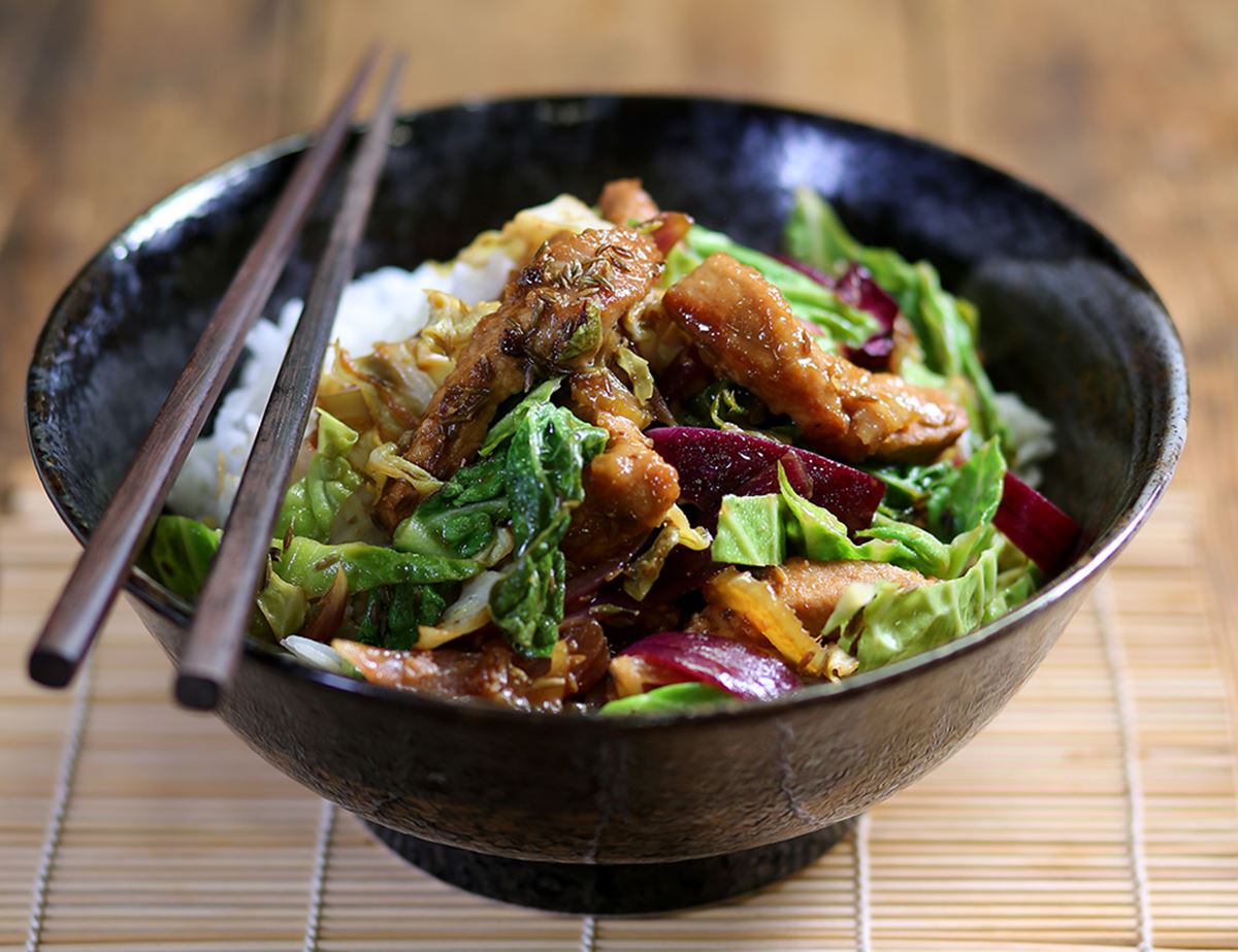 Speedy Pork Stir-Fry with Cumin & Coriander