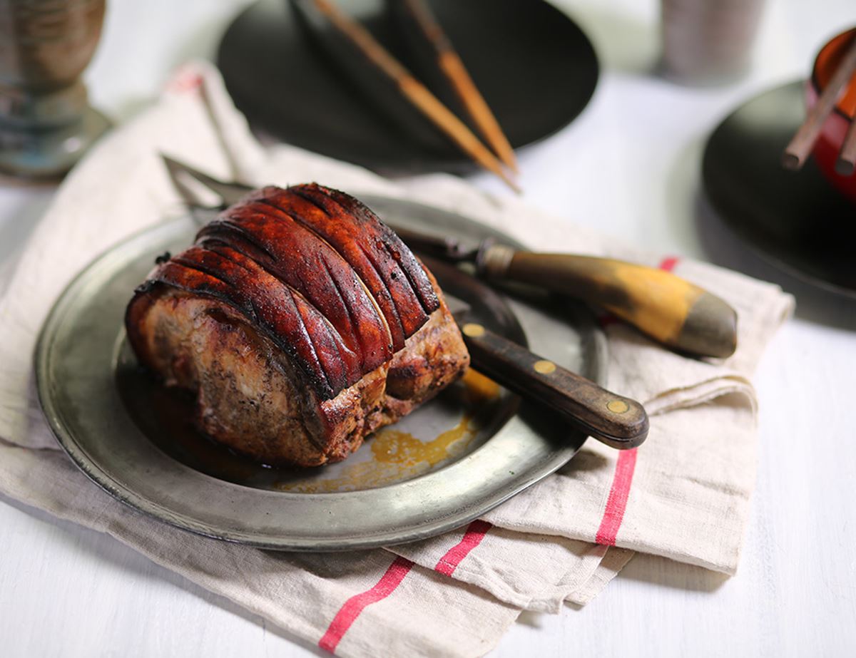 Roast Pork with Crunchy China 5 Spice Crackling