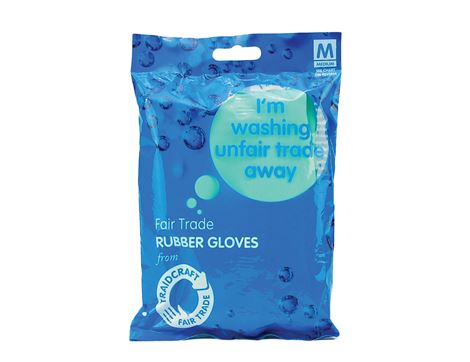 Rubber Gloves, Fairtrade, Traidcraft (1 pair)