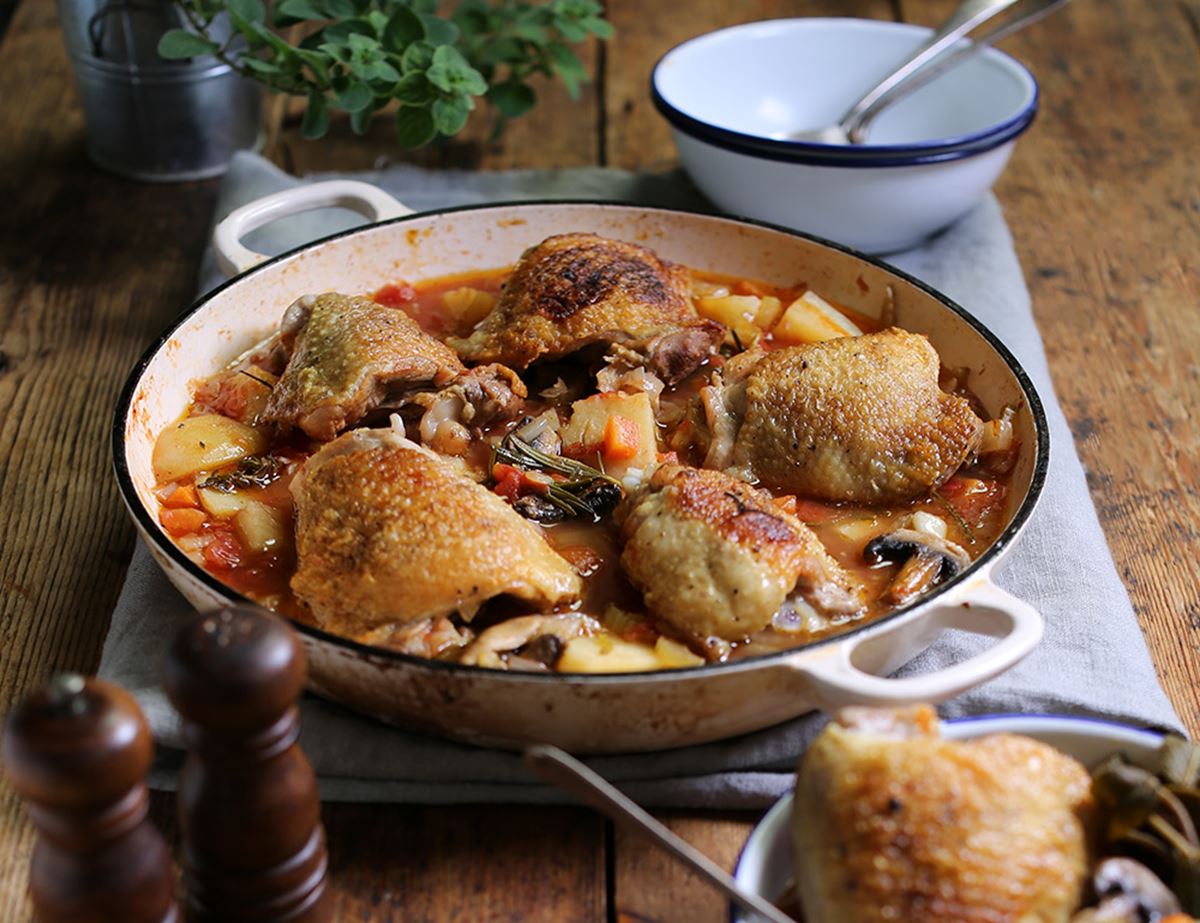 Slow Cooked Italian Chicken Stew