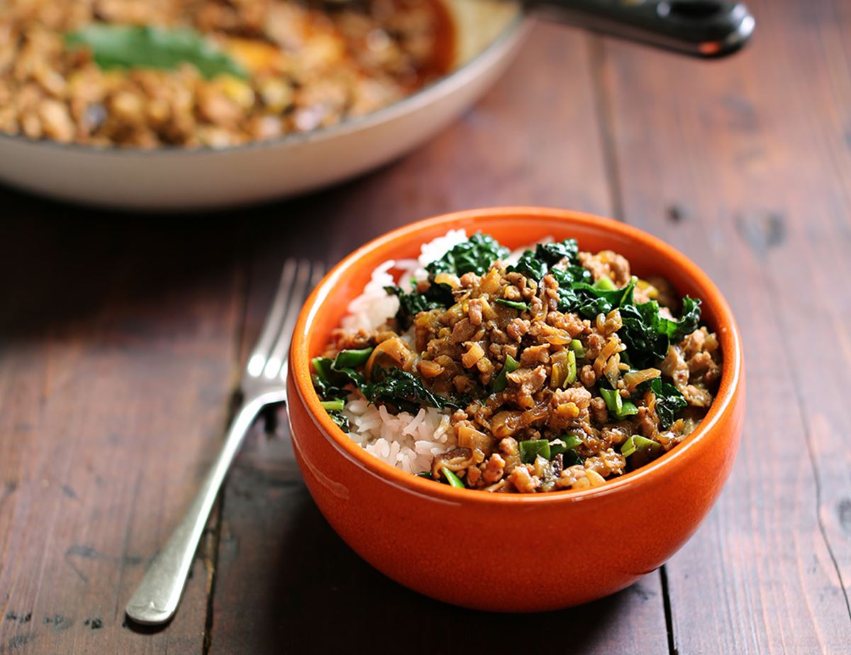 Chinese Braised Pork Mince & Rice