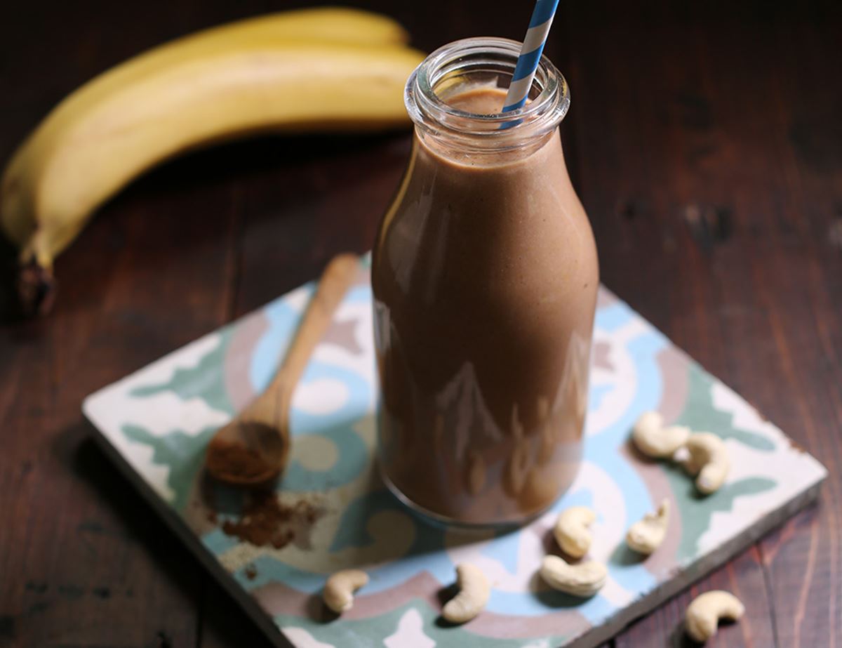 Banana & Chocolate Chai Spiced Smoothie