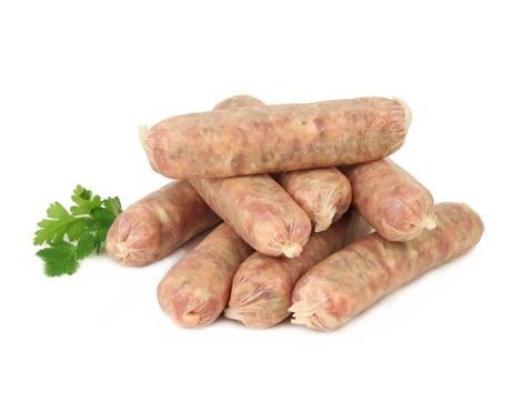 Pork & Leek Sausages, Free Range (400g, pack of 6)
