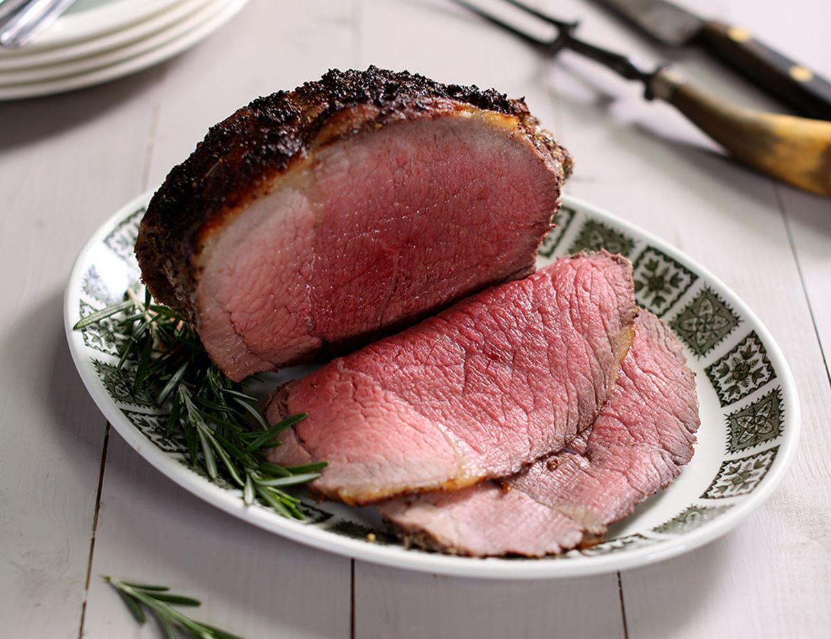 Roast Topside with Rosemary & Horseradish Crust