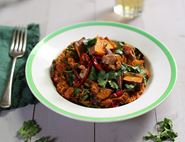 Moroccan Spiced Quinoa with Roast Sweet Potatoes