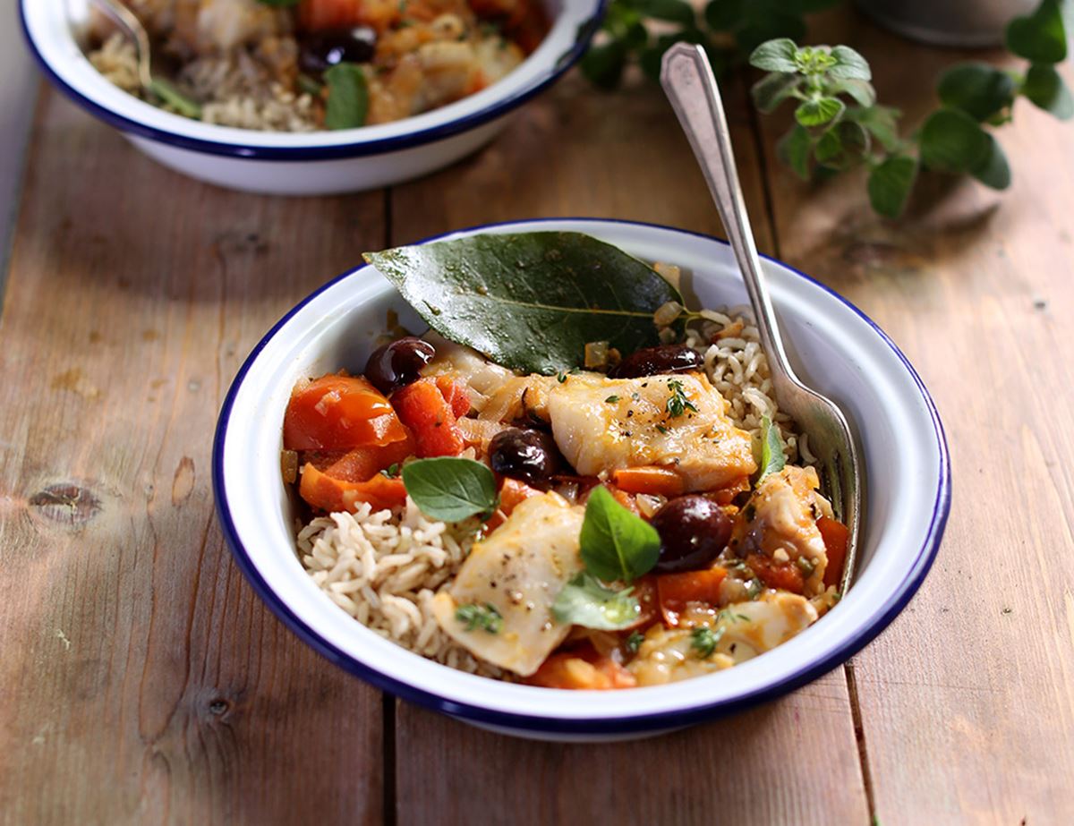 Mexican Braised Fish in Veracruz Sauce