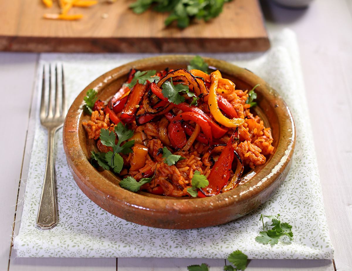 Smoky Grilled Pepper & Chilli Rice