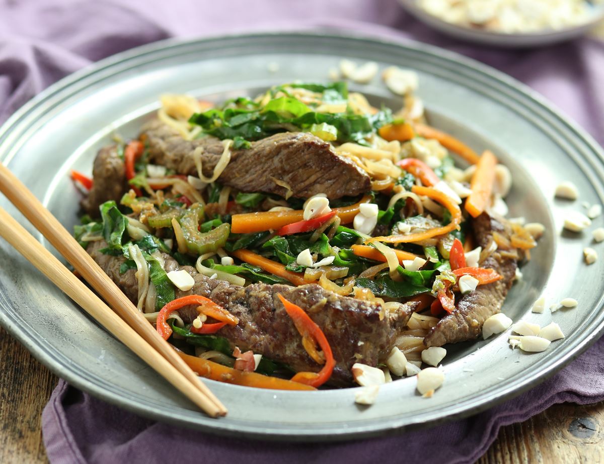 Beef & Peanut Pad Thai