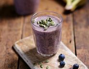 Blueberry, Banana & Pumpkin Seed Smoothie