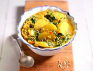 Spring Potato, Spinach & Lentil Curry