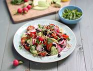 Caramelised Lemon, Radish & Avocado Chopped Salad