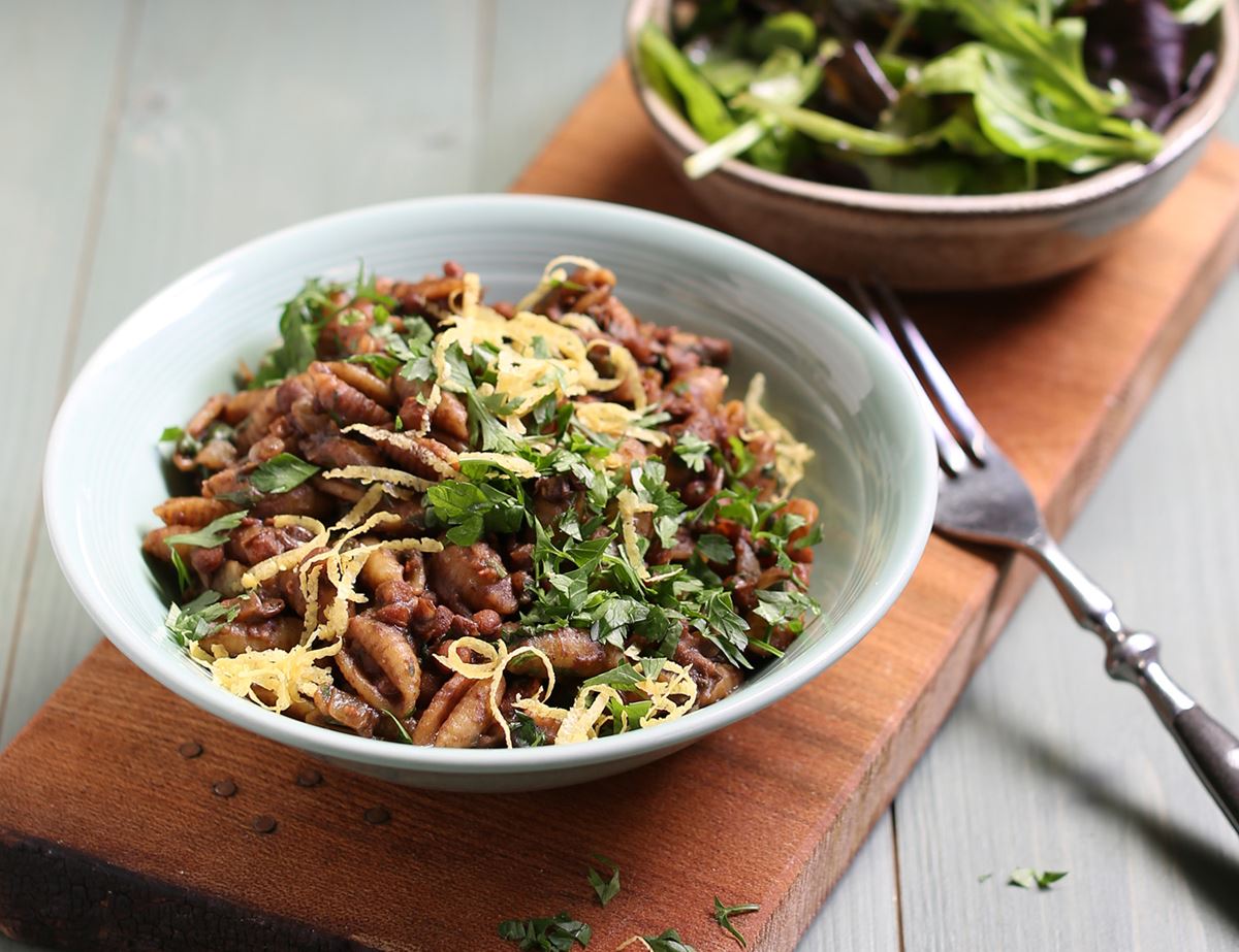 Syrian Lentils & Pasta with Sumach