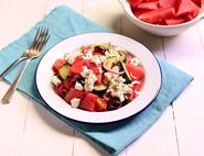 Watermelon, Feta & Cucumber Salad