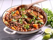 Lime & Sweet Potato Beef Chilli with Cacao