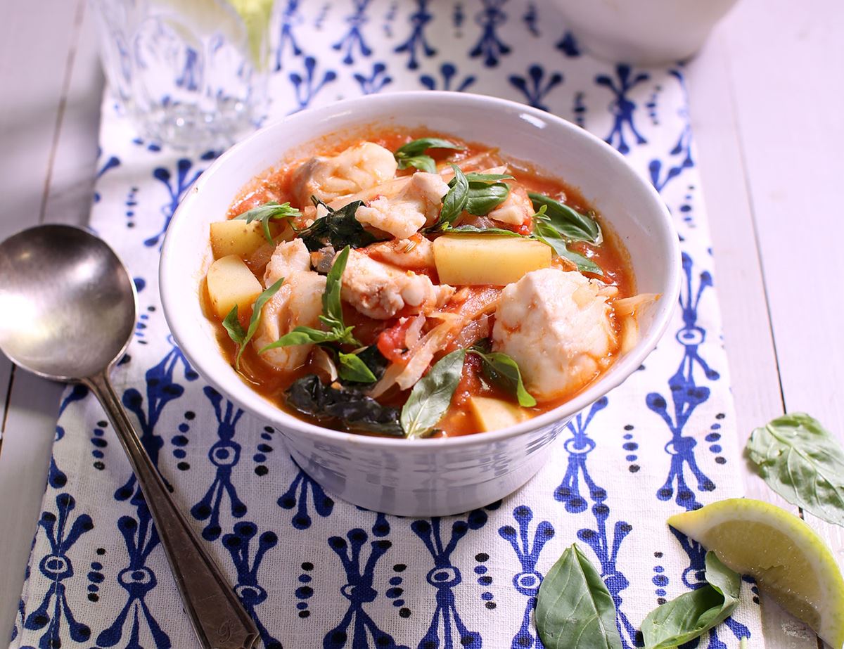 Speedy Summer Fish Stew