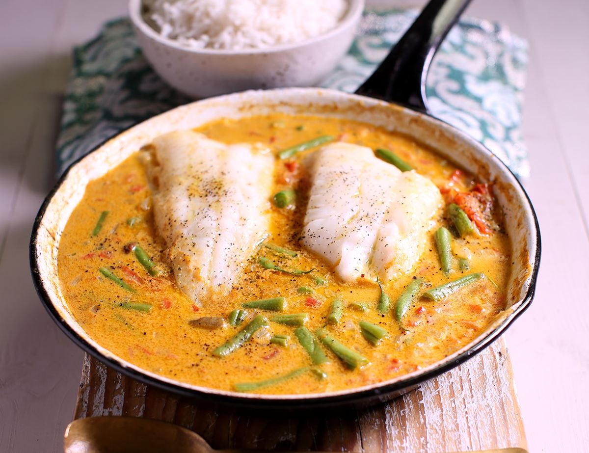 Coconut Curried Cod & Rice