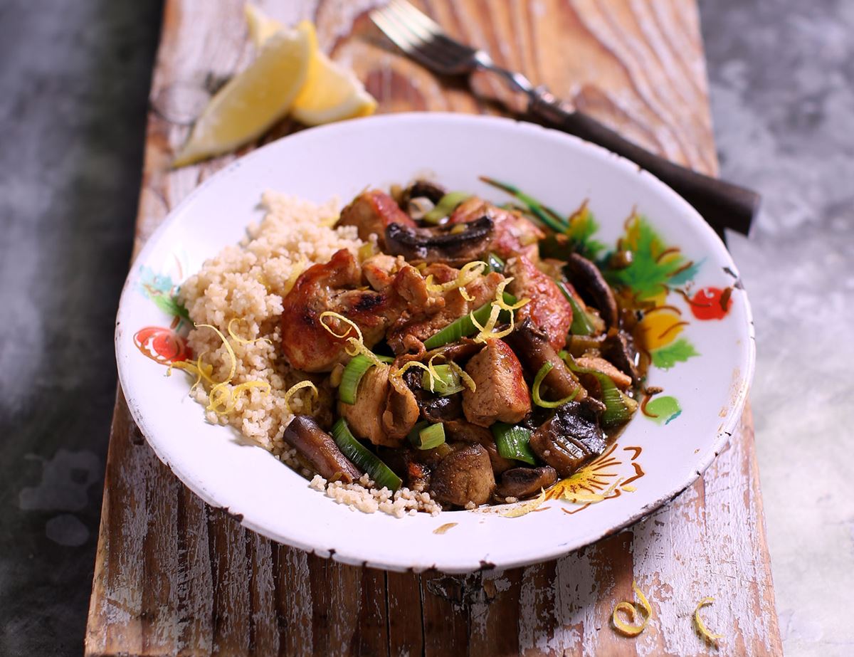 Chicken, Mushroom & Leek Couscous