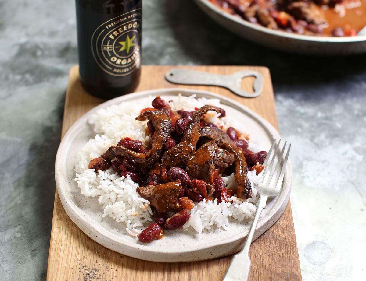 Quick Chunky Beef Chilli & Rice