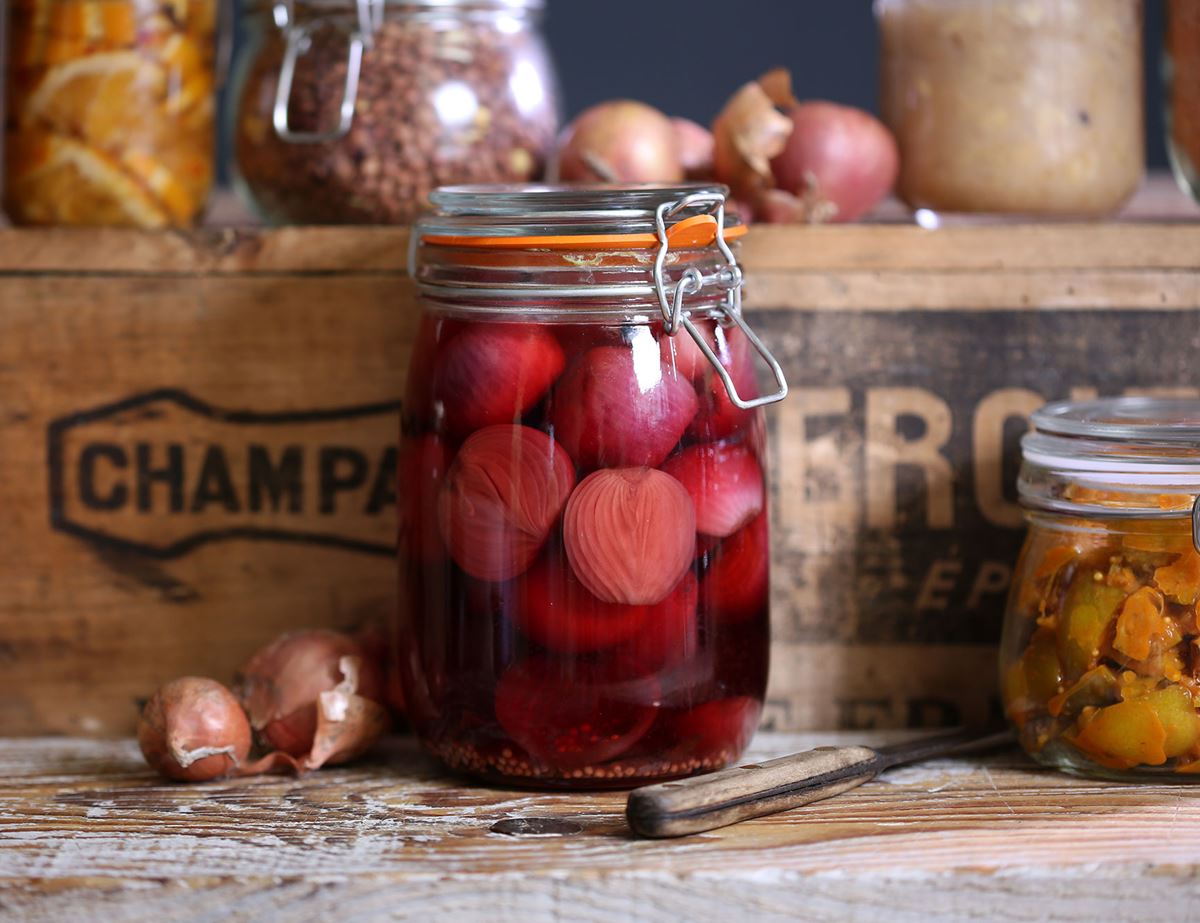 Maple Pickled Onions