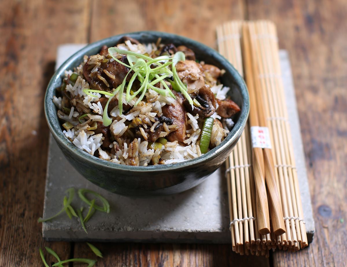 Chicken & Mushroom Fried Rice