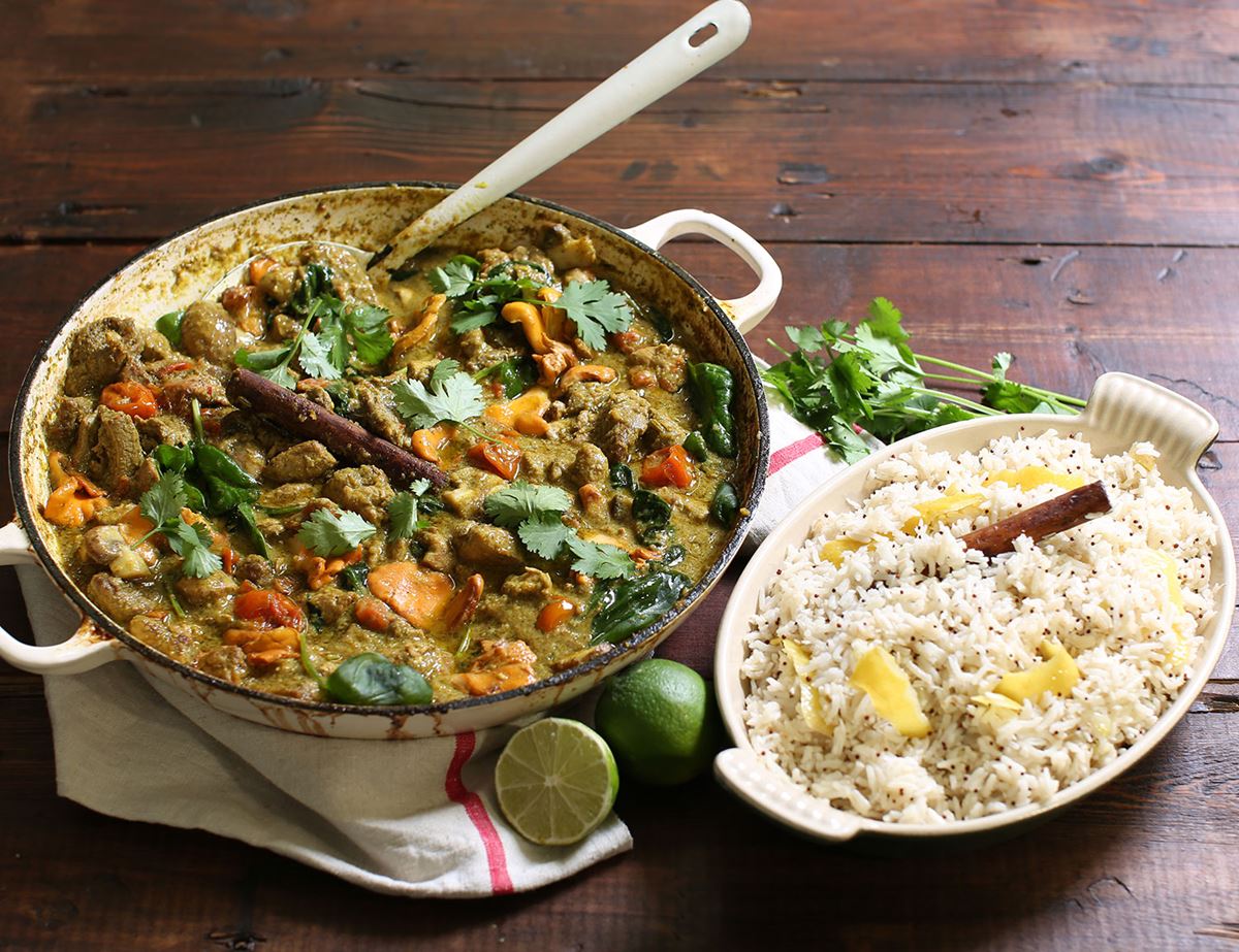 Coconut Game & Wild Mushroom Curry