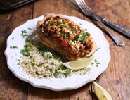 Tomato, Oregano & Feta Stuffed Squash