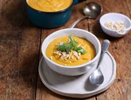 Sweet Potato, Peanut & Ginger Soup