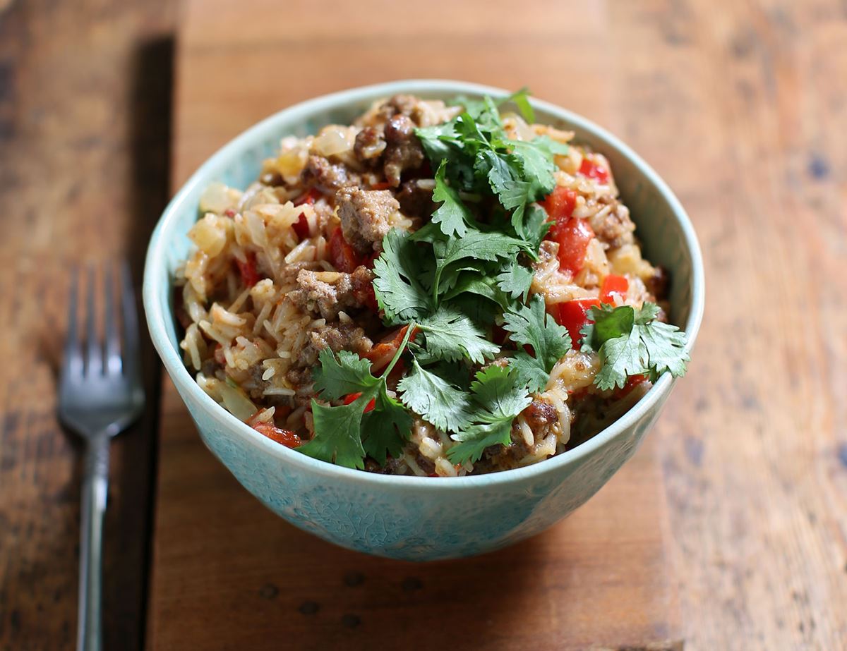 Fragrant Lamb & Coconut Rice One Pot