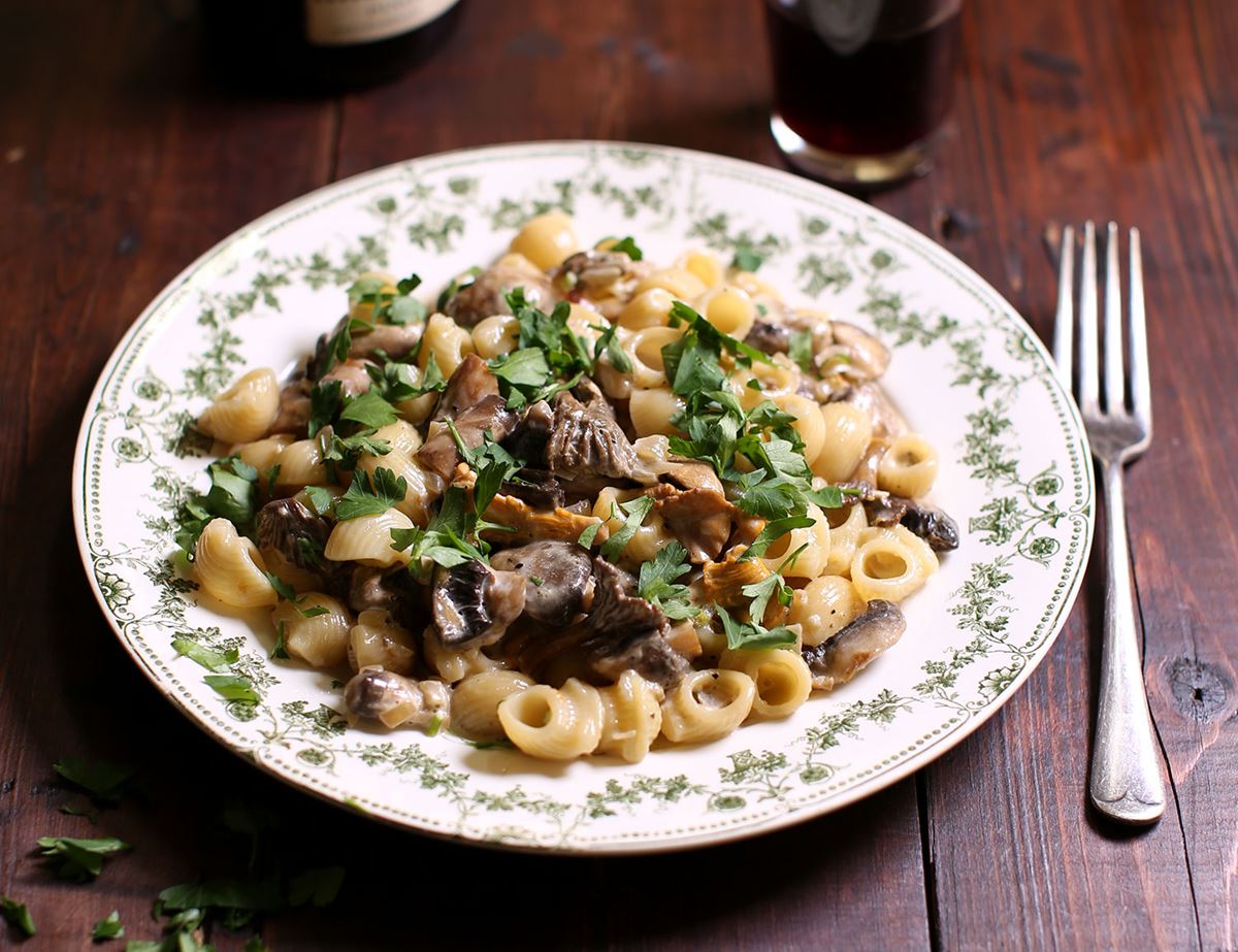 Creamy Wild Mushroom Pasta