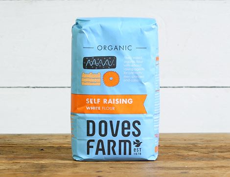 Self Raising White Flour, Organic, Doves Farm (1kg)