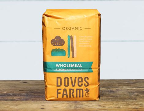 Strong Wholemeal Bread Flour, Organic, Doves Farm (1.5kg)