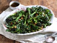 Warm Tenderstem® Broccoli, Black Garlic & Chickpea Salad