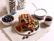 Buckwheat Blueberry Waffles