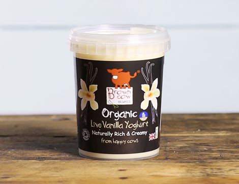 Vanilla Yogurt, Organic, Brown Cow Organics (480g)