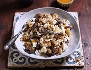 Pasta with Mushrooms, Ricotta & Walnuts