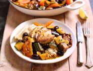 Pheasant with Olives, Tomatoes & Couscous