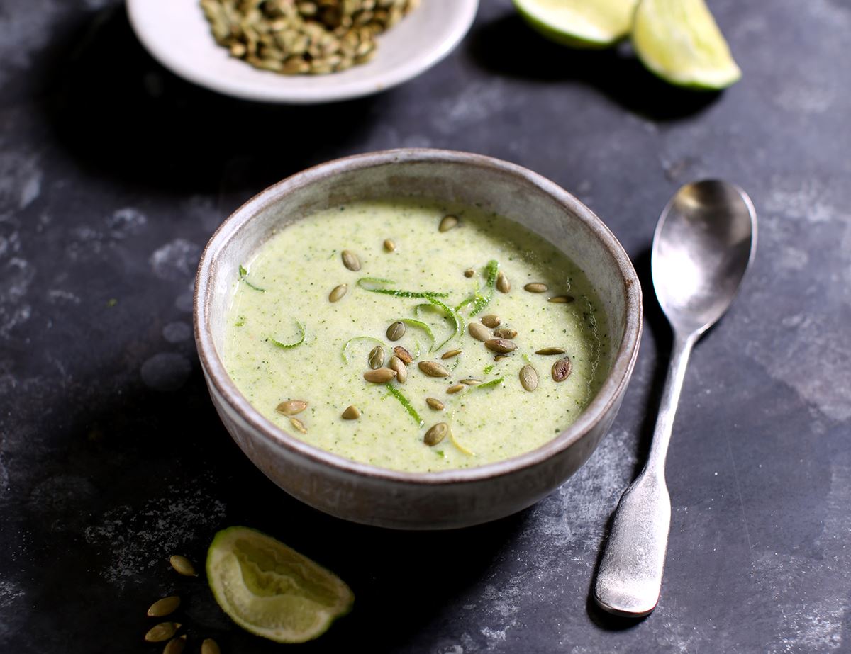 Broccoli, Coconut & Ginger Soup