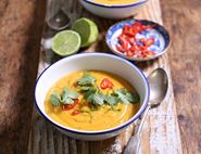 Sweet Potato, Ginger & Peanut Butter Soup