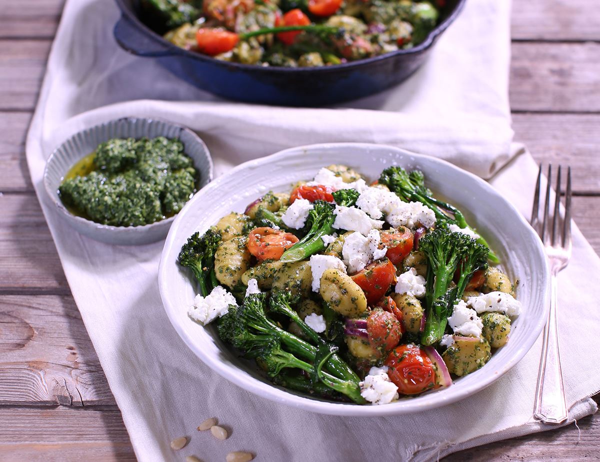 Gnocchi with Tenderstem® Broccoli & Kale Pesto