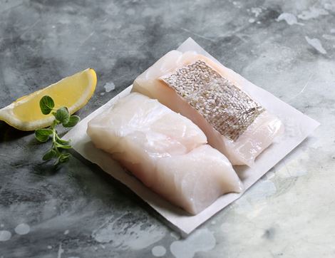 Wild Cod Fillets, Abel & Cole, pack of 2 (260g min)