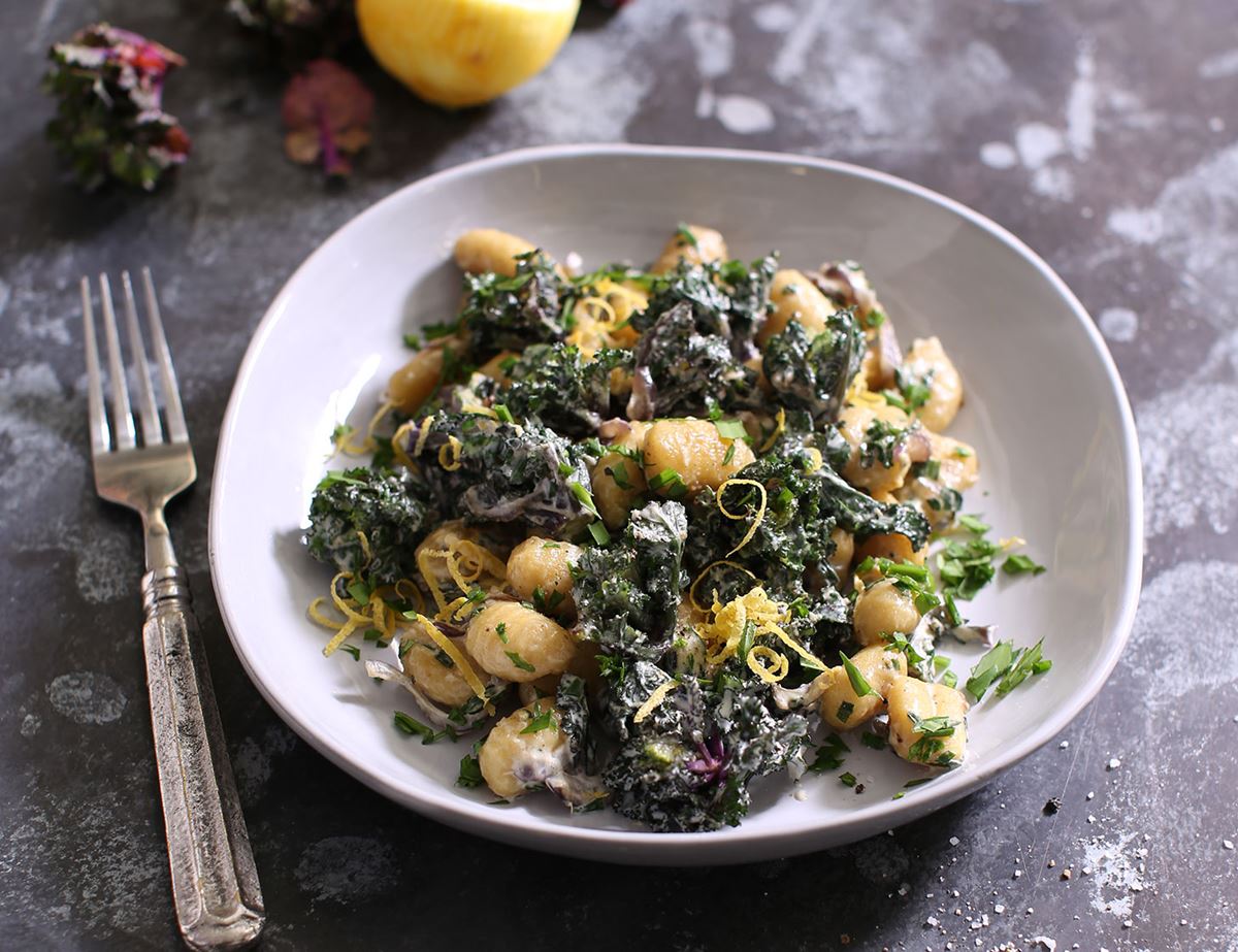 Gnocchi with Creamed Kalettes®
