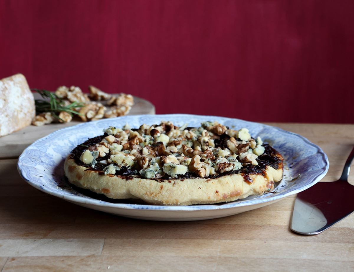 Caramelised Red Onion and Blue Cheese Tart