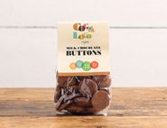 Milk Chocolate Buttons, Organic, Cocoa Loco (100g)