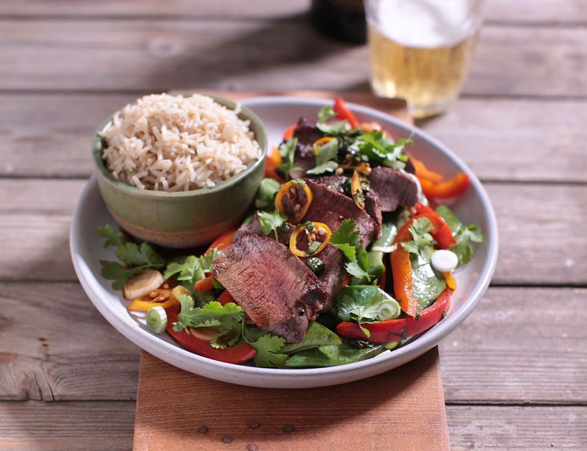 Teriyaki Venison Stir-Fry