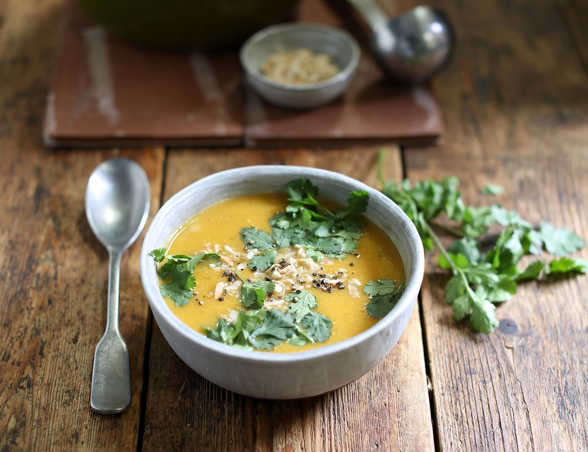 Thai Red Sweet Potato Soup