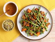 Asparagus Salad with Satay-Style Dressing