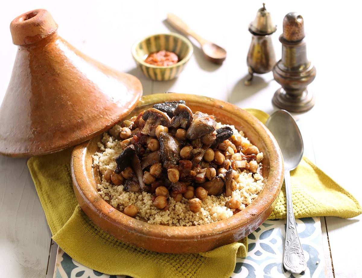 Mushroom & Chickpea Tagine